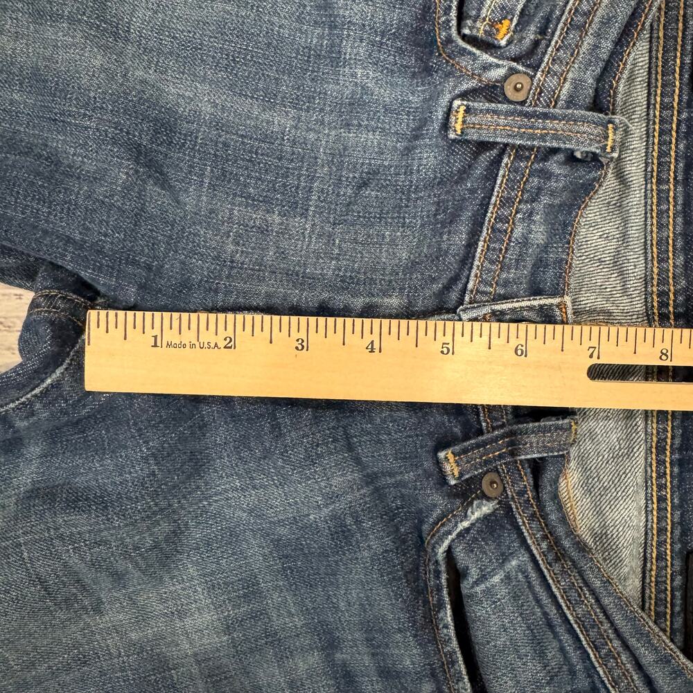 Citizens of Humanity Ingrid Low Waist Flare Jeans Dark Wash Stretch Size 26 - Picture 9 of 11